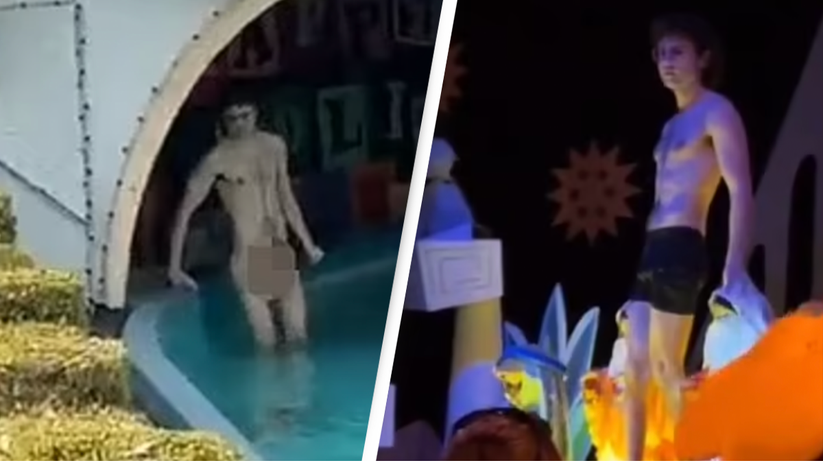 Deven Wolf Disneyland Park Guest Arrested After Stripping Off Clothes