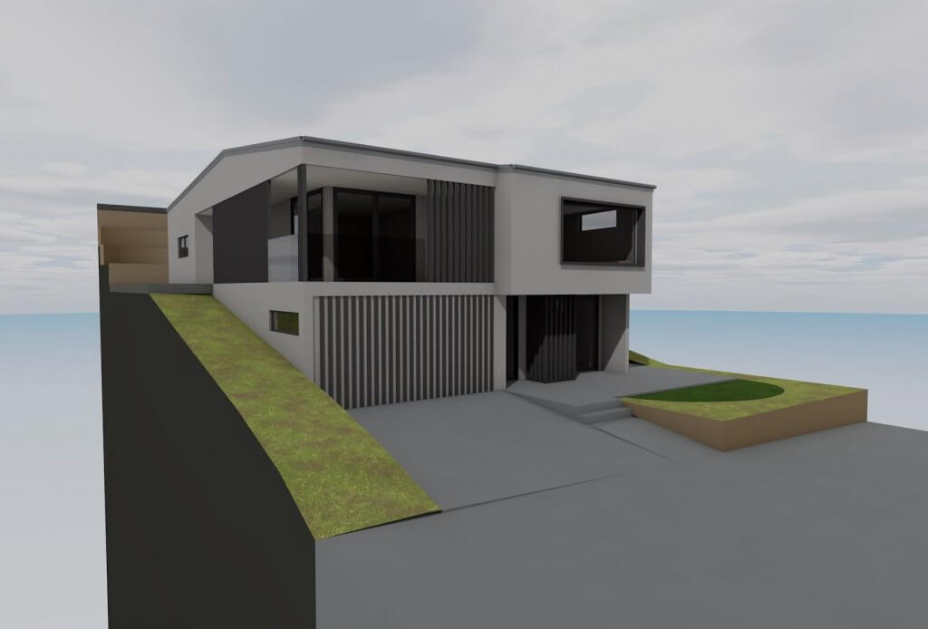 Team Wunderbar's digital model of passive house they are building