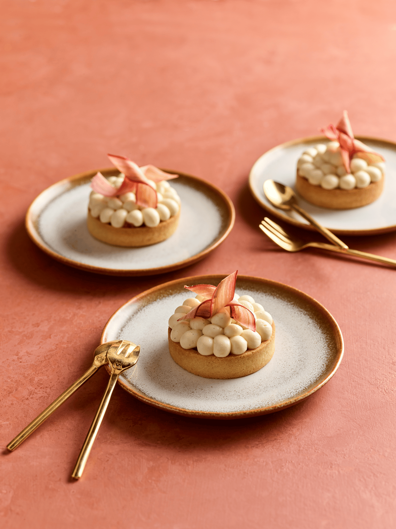 Rhubarb tarts