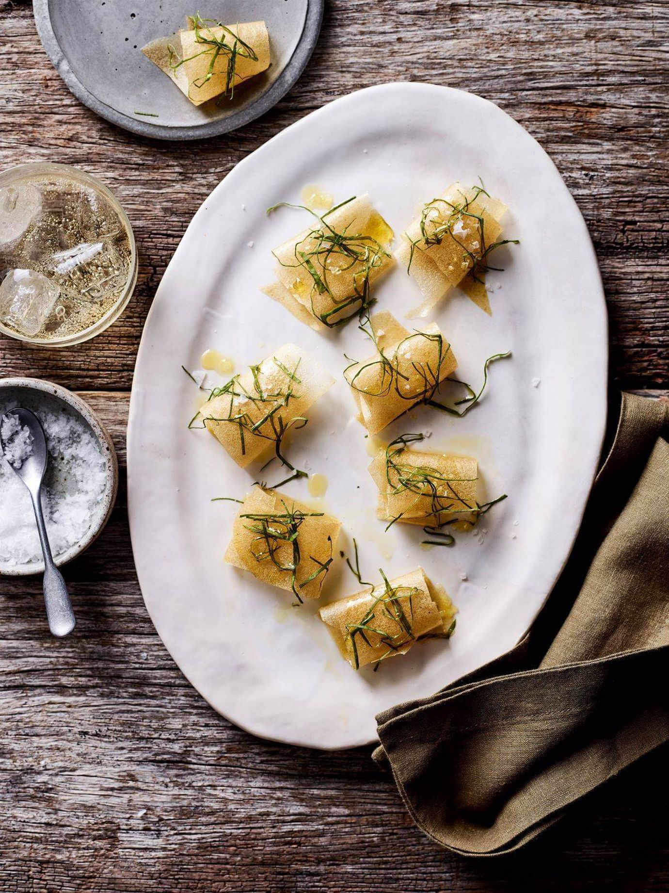 Green apple with sorrel