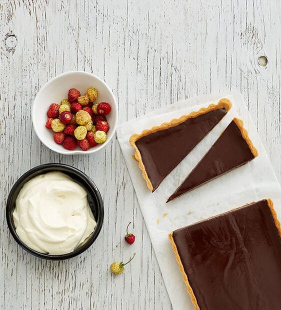 Chocolate tart Robuchon