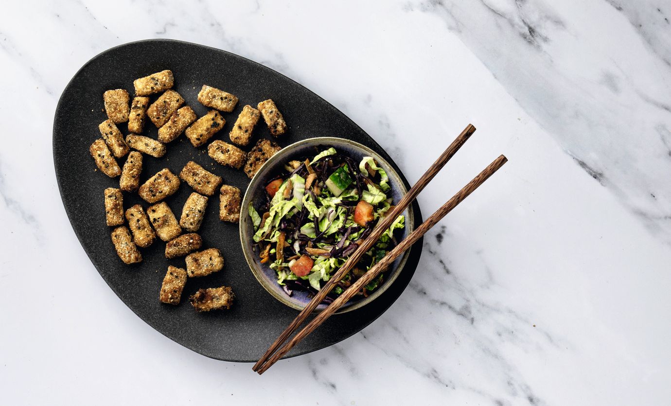 Sesame tofu sticks