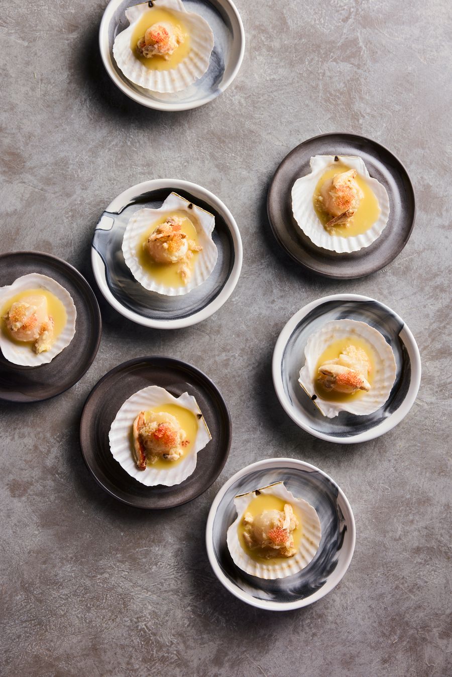 Poached scallops with crab butter, smoked fish sauce and finger lime_0050.jpg