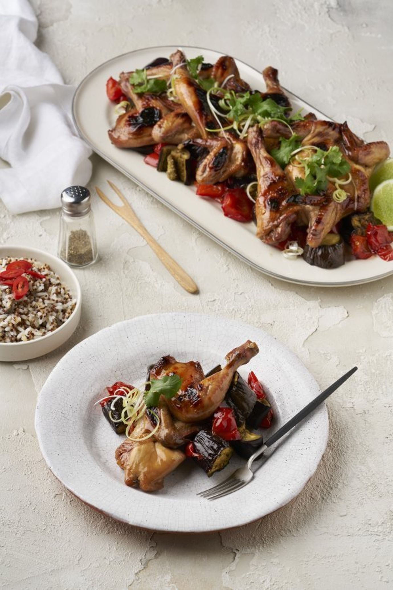 Caramelised spatchcock