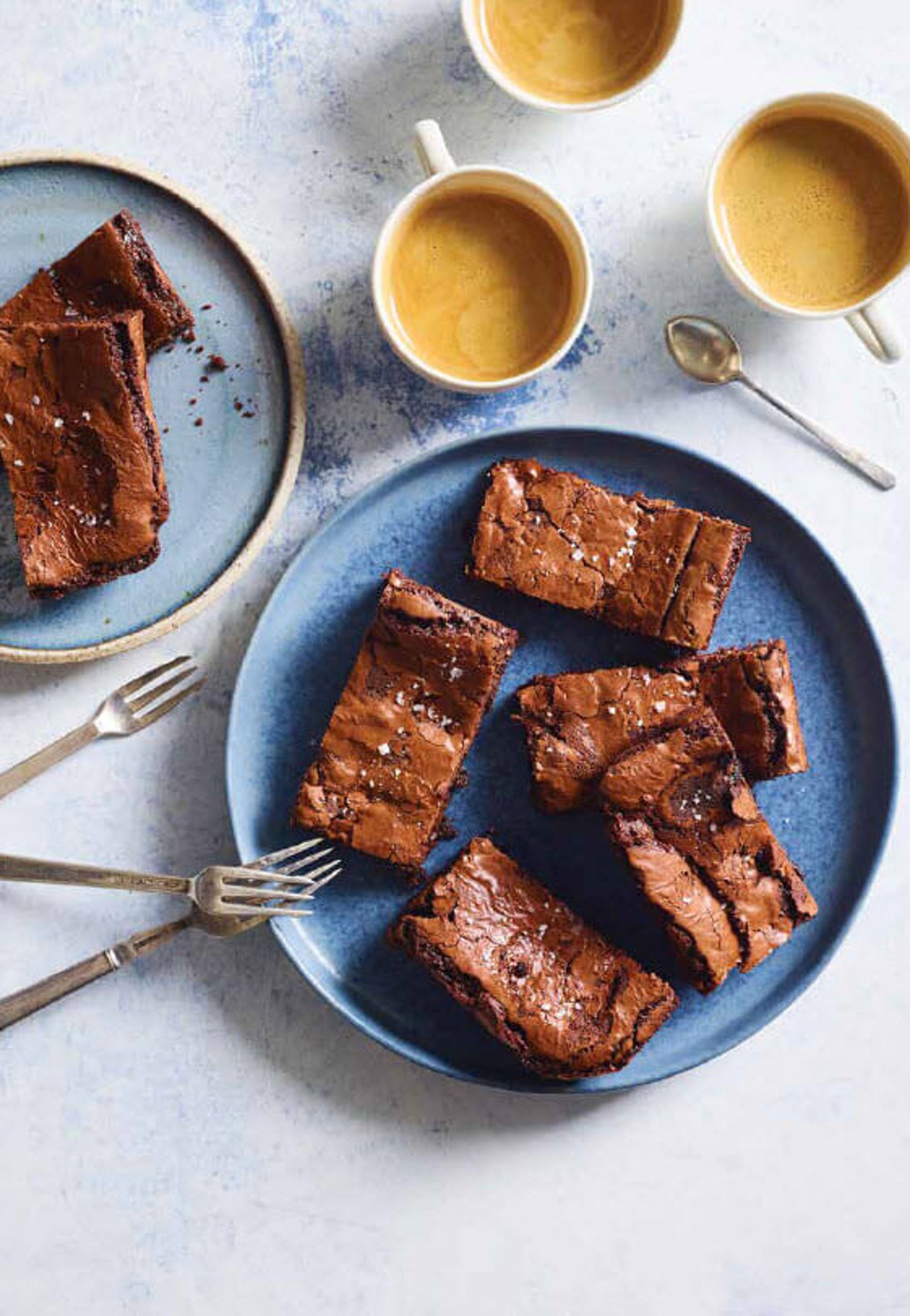 Gluten free brownie with dulce de leche