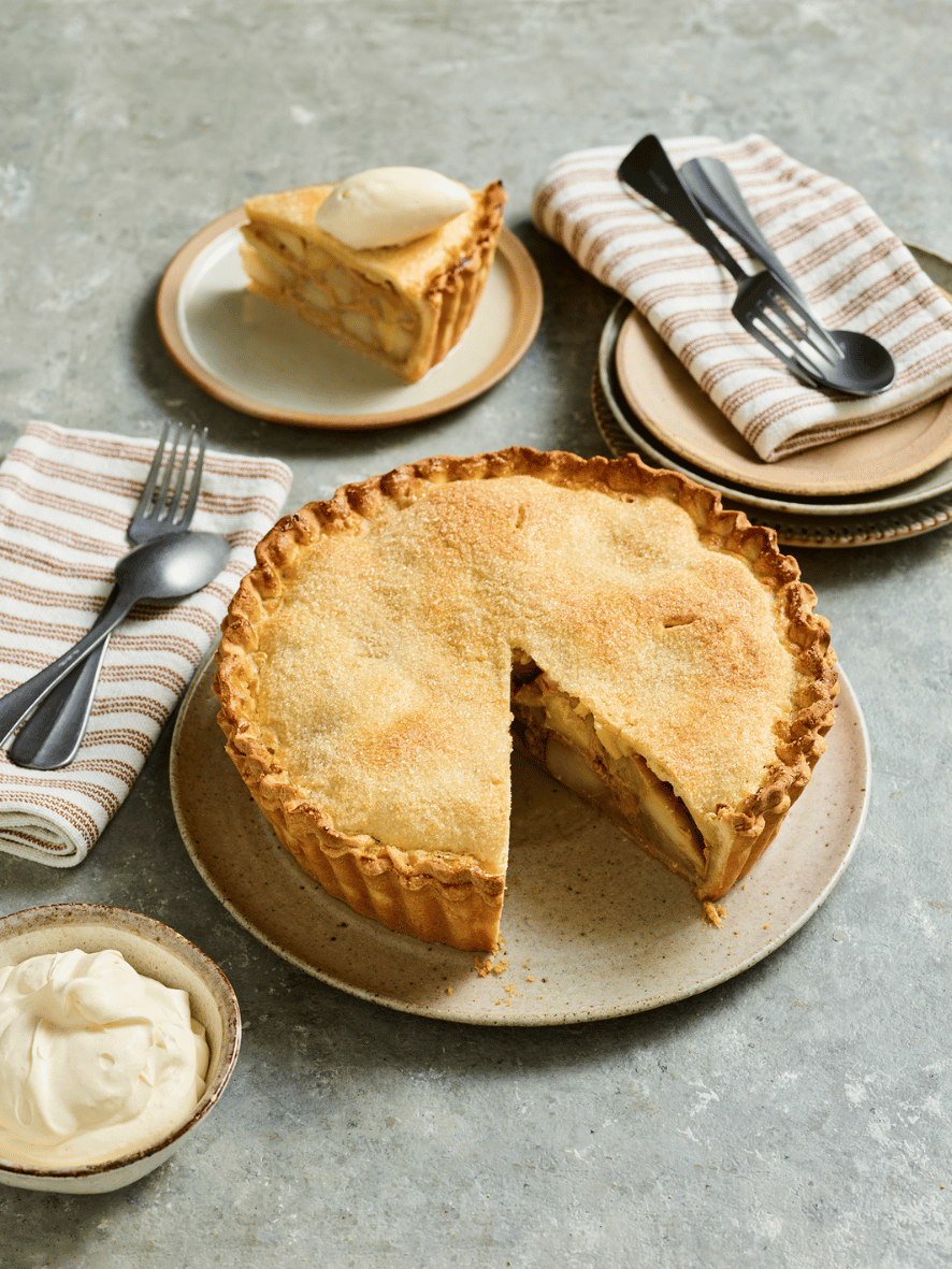 Dulce de leche apple pie