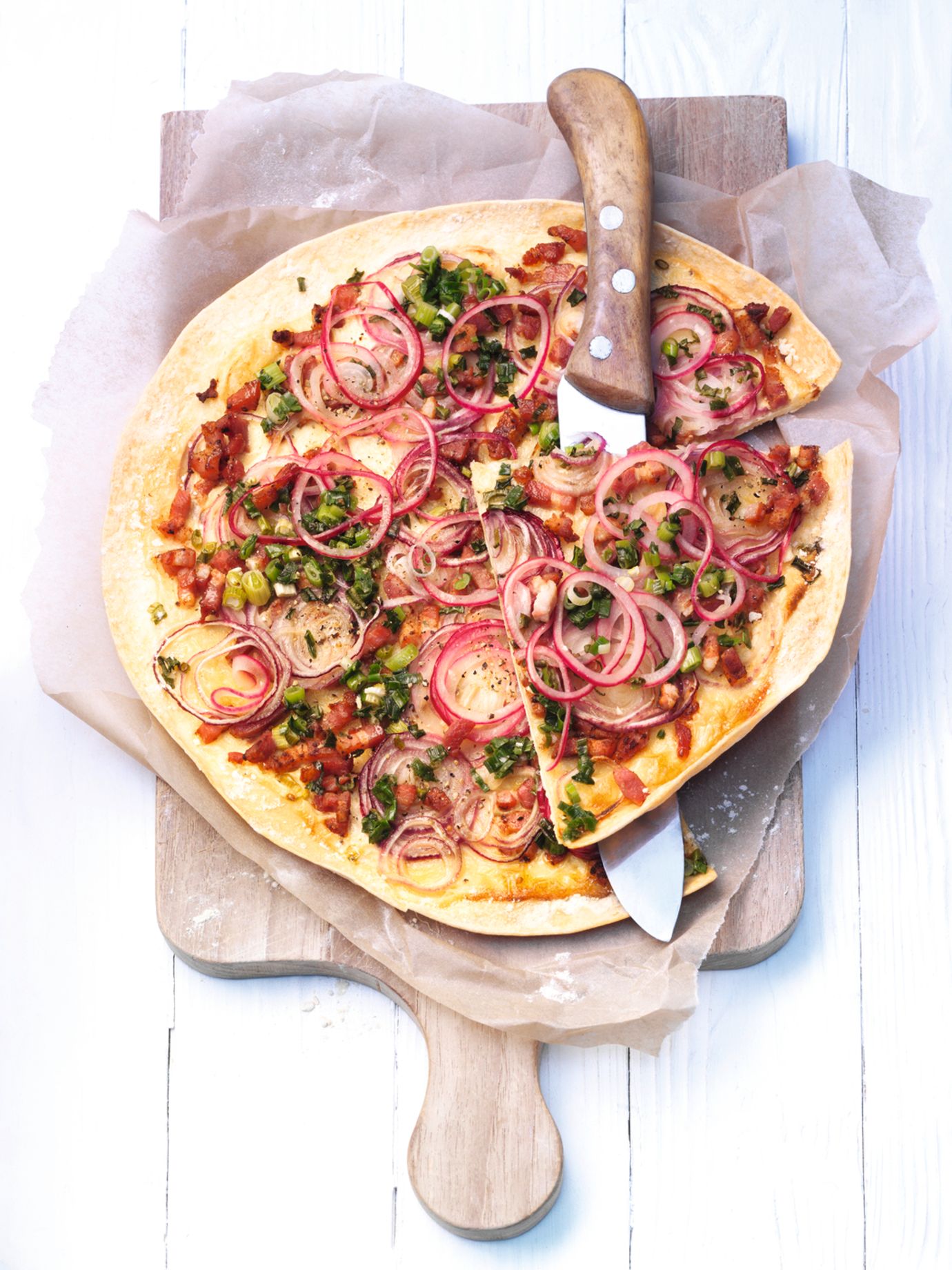 Tarte flambée (Flammkuchen)