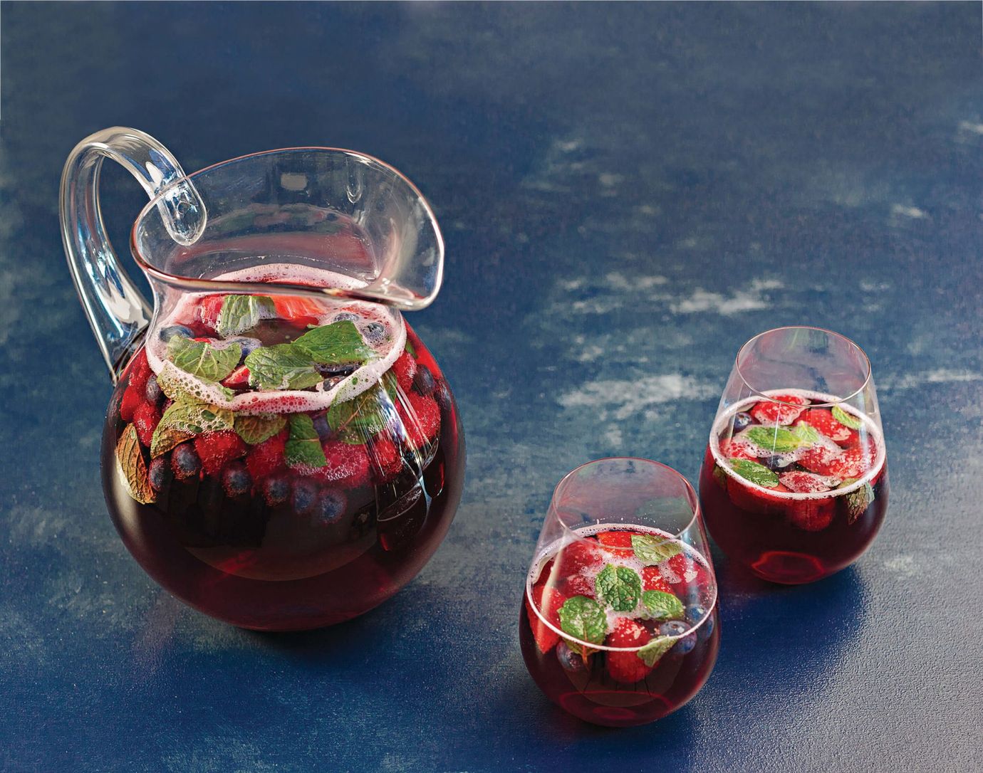 Summer berry and ruby cabernet punch