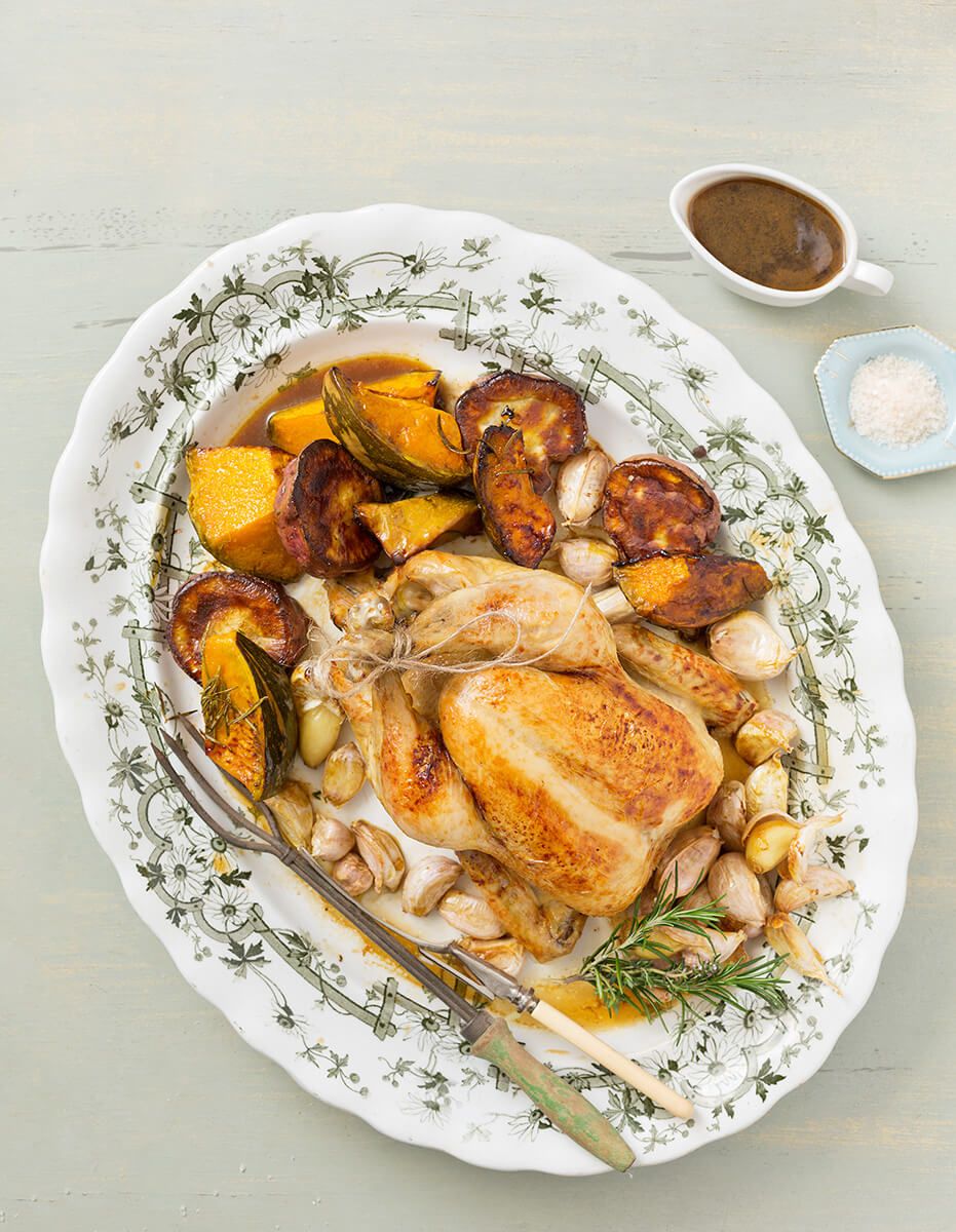 Roasted pumpkin with verjuice