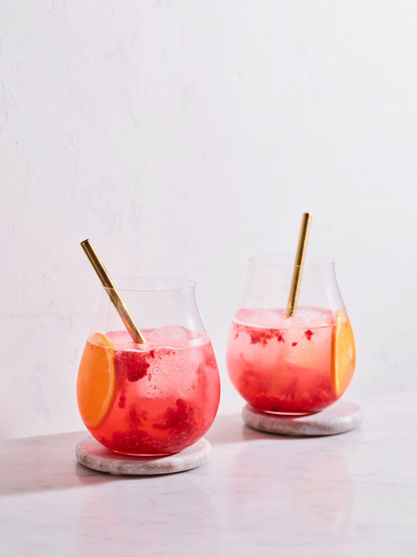 Raspberry and vanilla soda