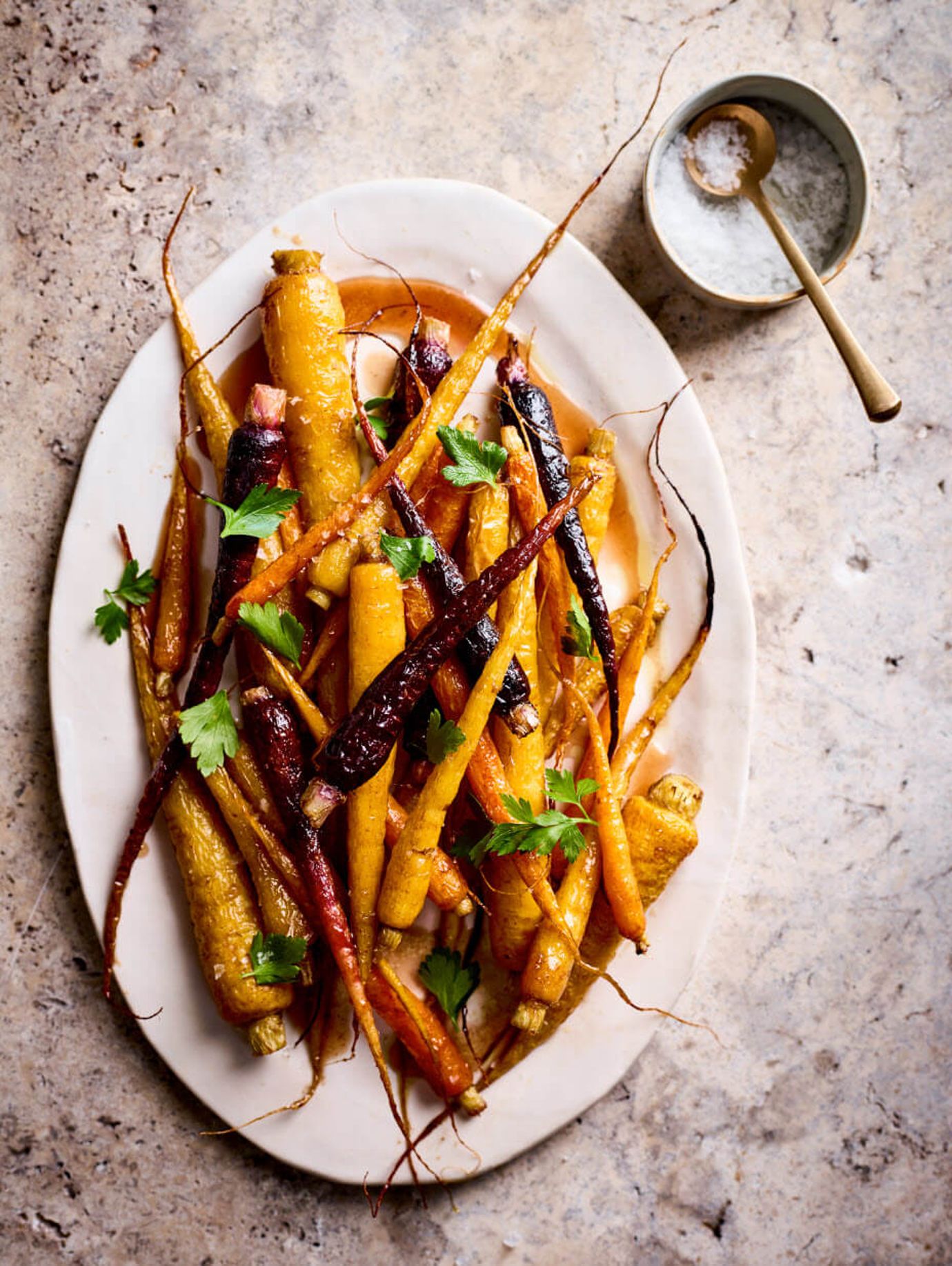 Roasted carrots with sherry vinegar