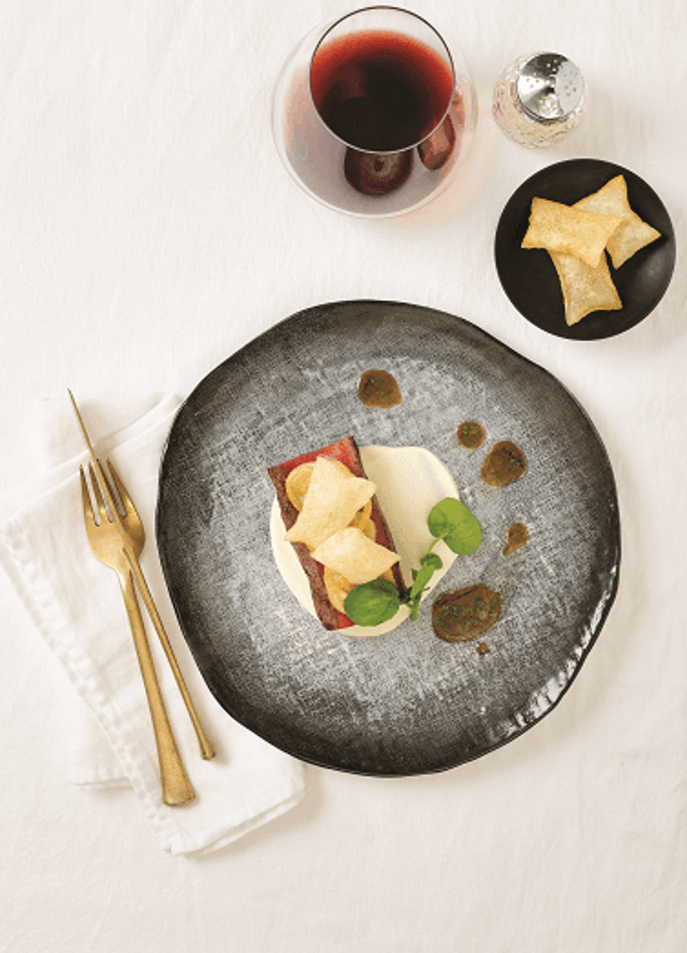 Venison, bone marrow and celeriac