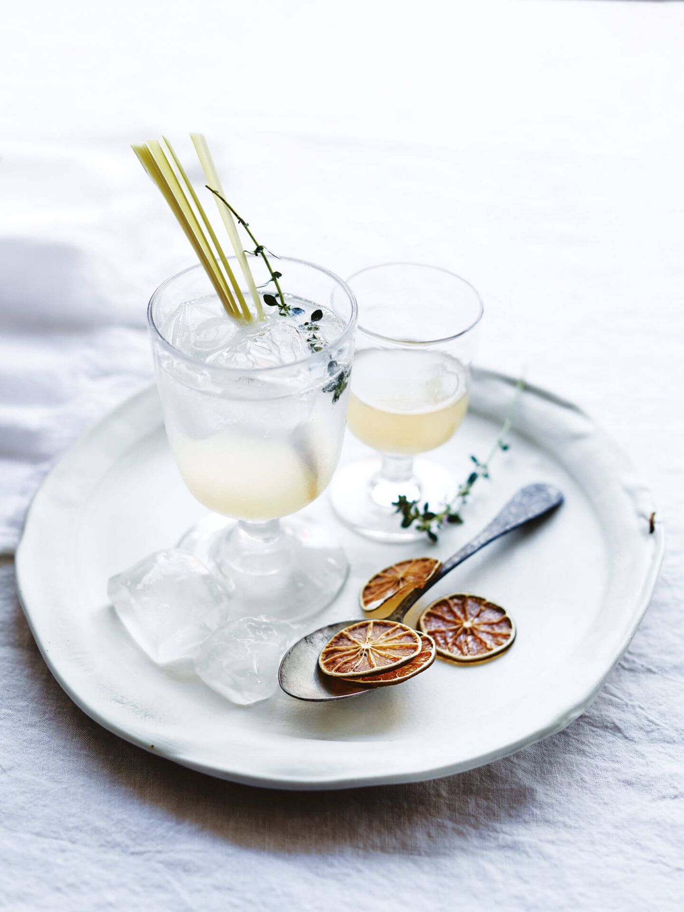 Lemongrass and lime cooler