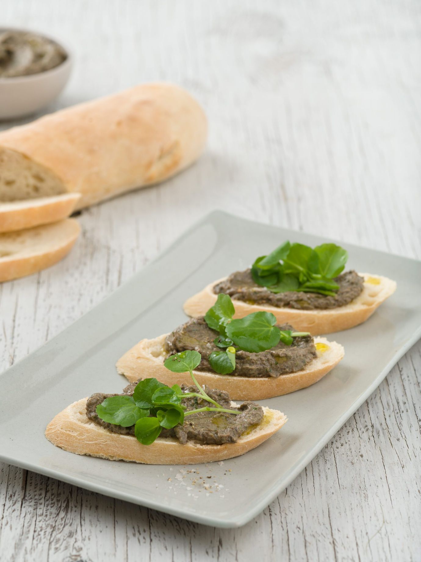 Roasted mushroom pâté