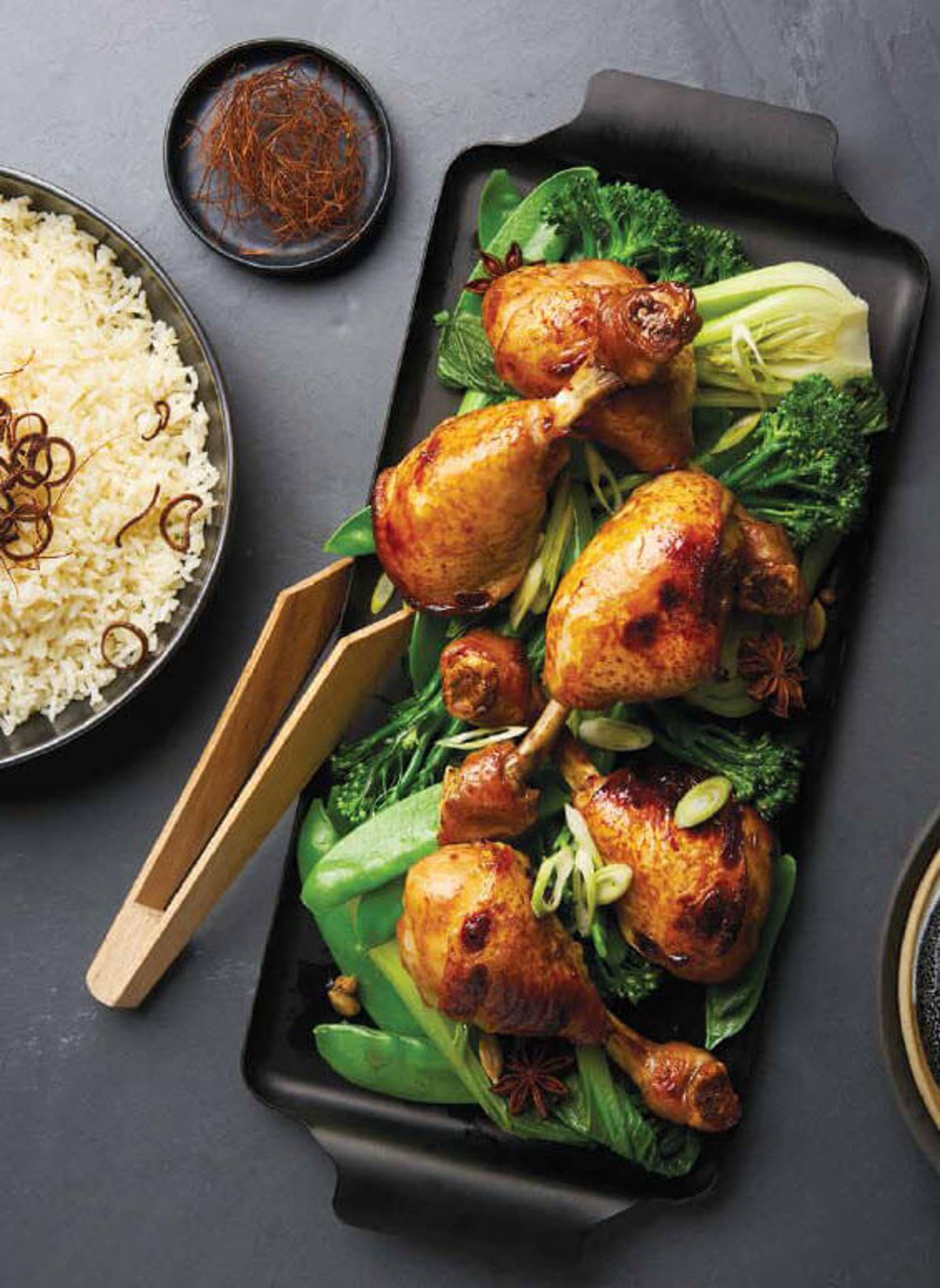 Honey-brined grilled chicken