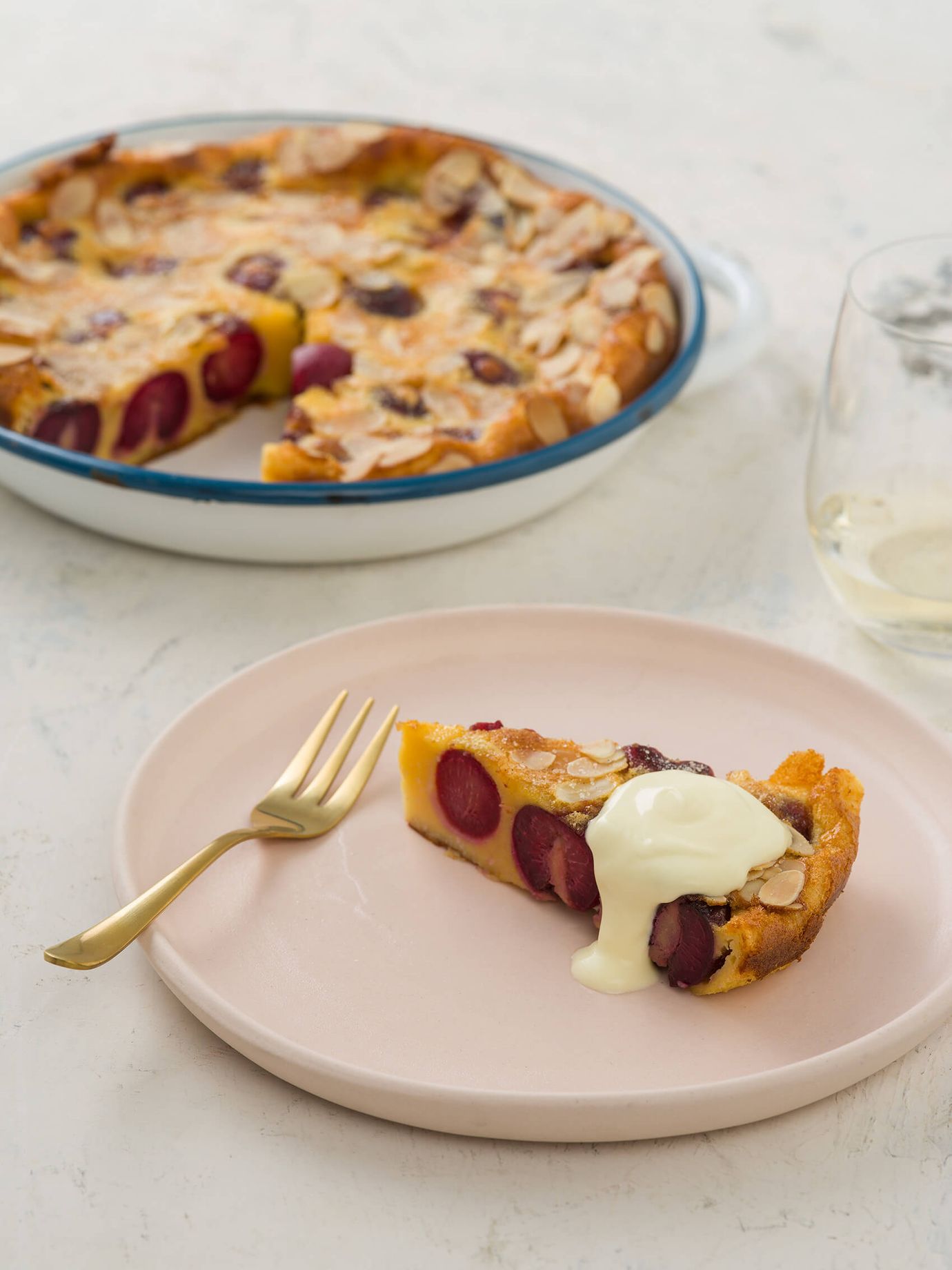 Cherry clafoutis