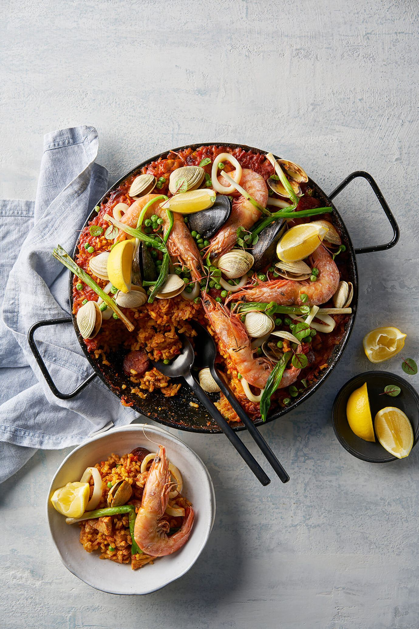 Oven baked paella
