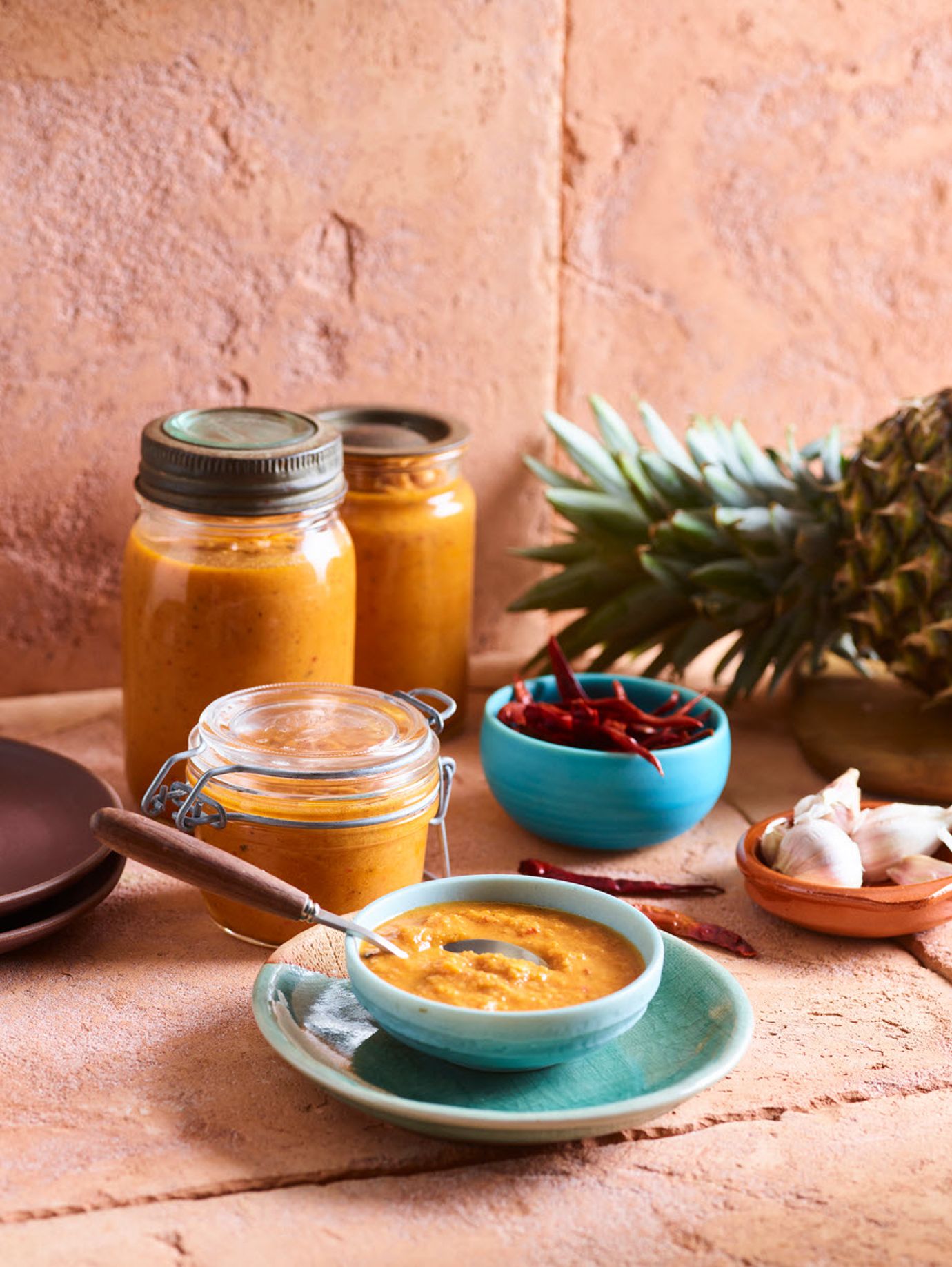 Roasted pineapple chilli sauce