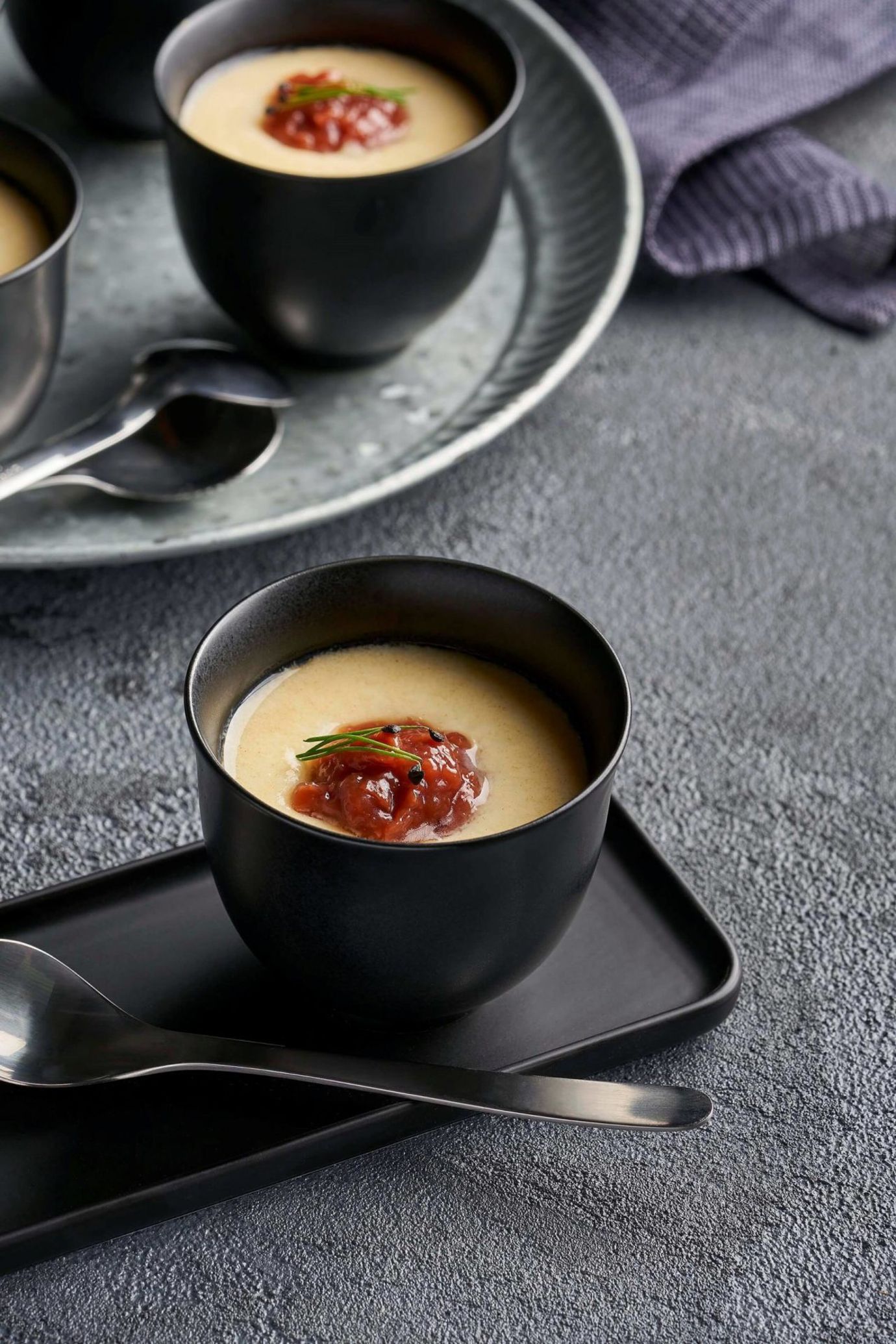 Chawanmushi with umeboshi