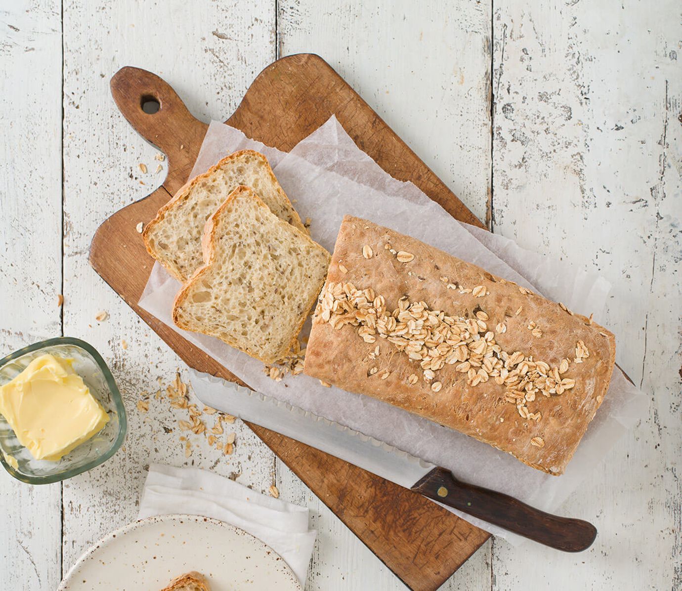 Caraway and oat loaf