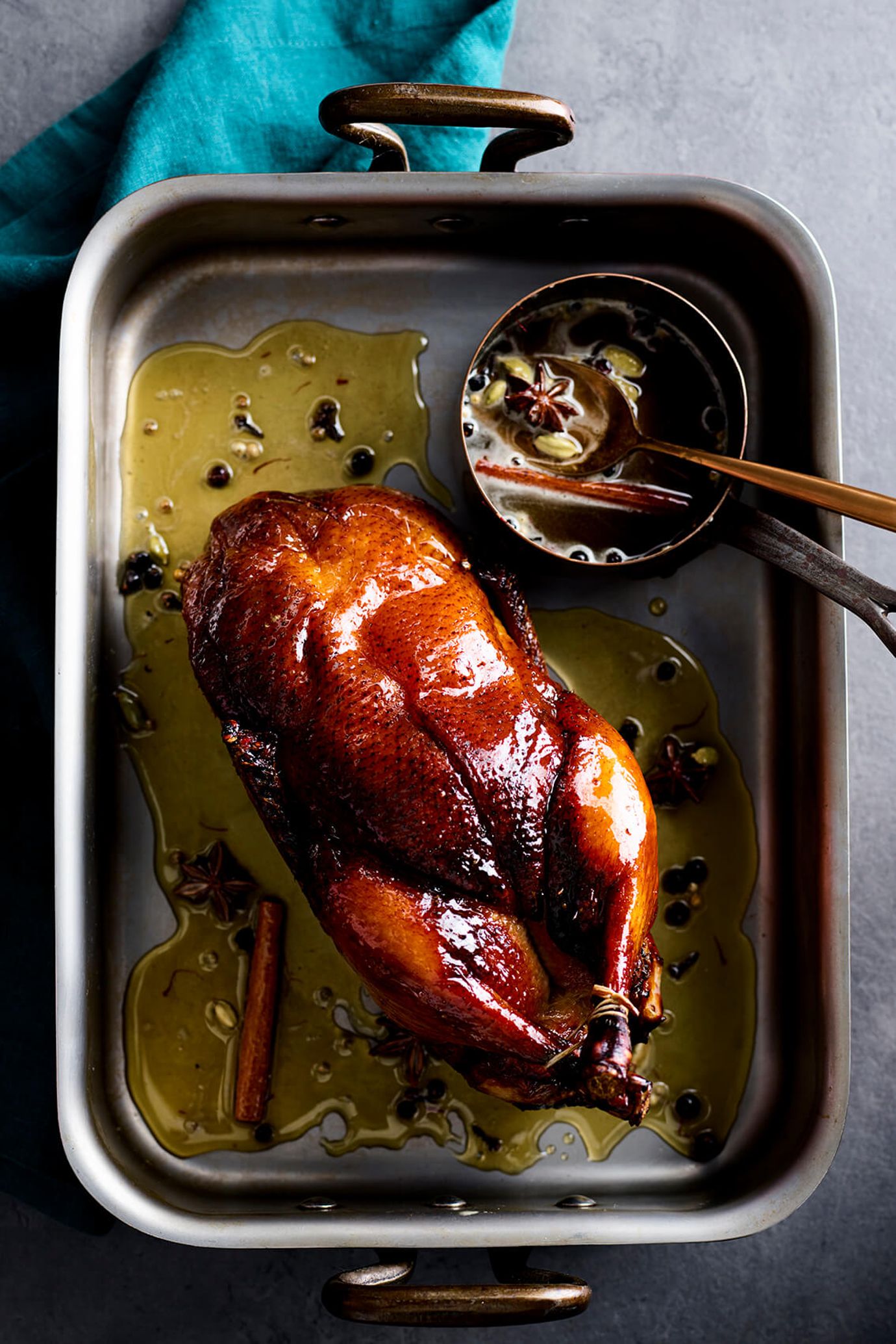 5-day aged honey roasted whole duck