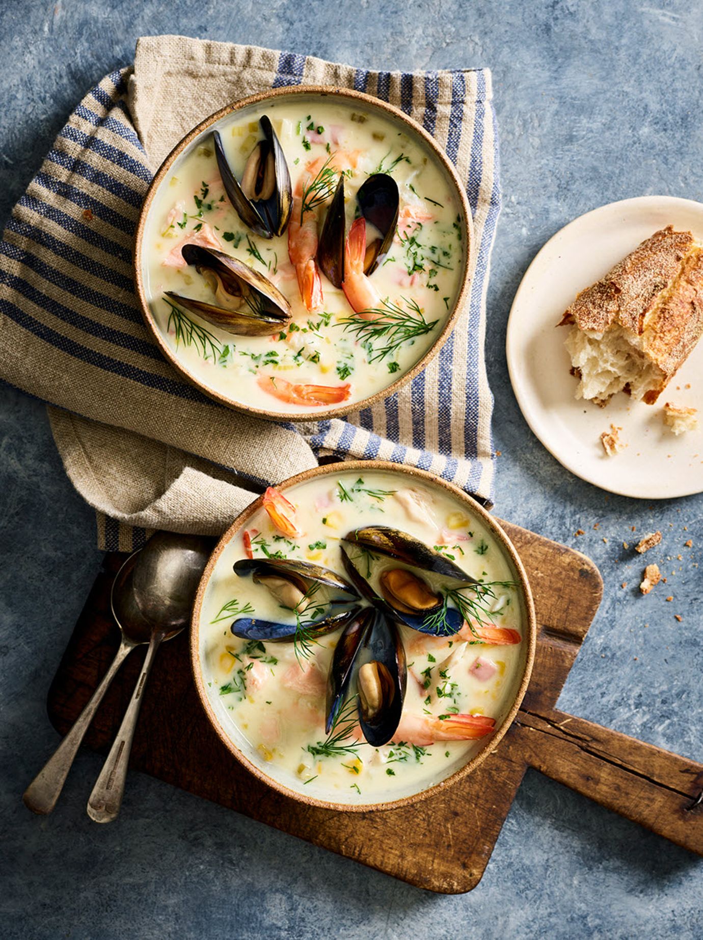 Seafood chowder