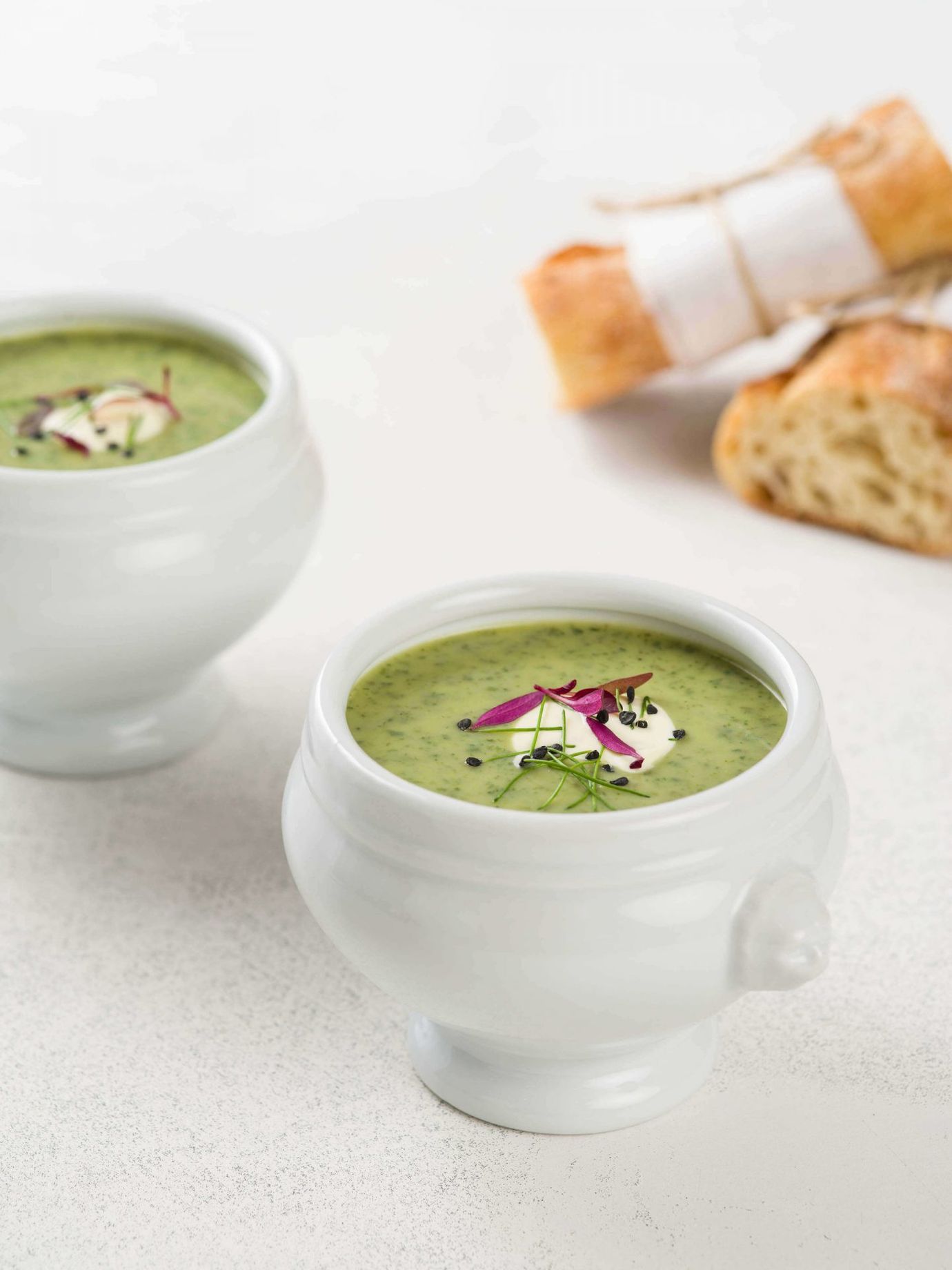 Kerbelsuppe (German herb soup)