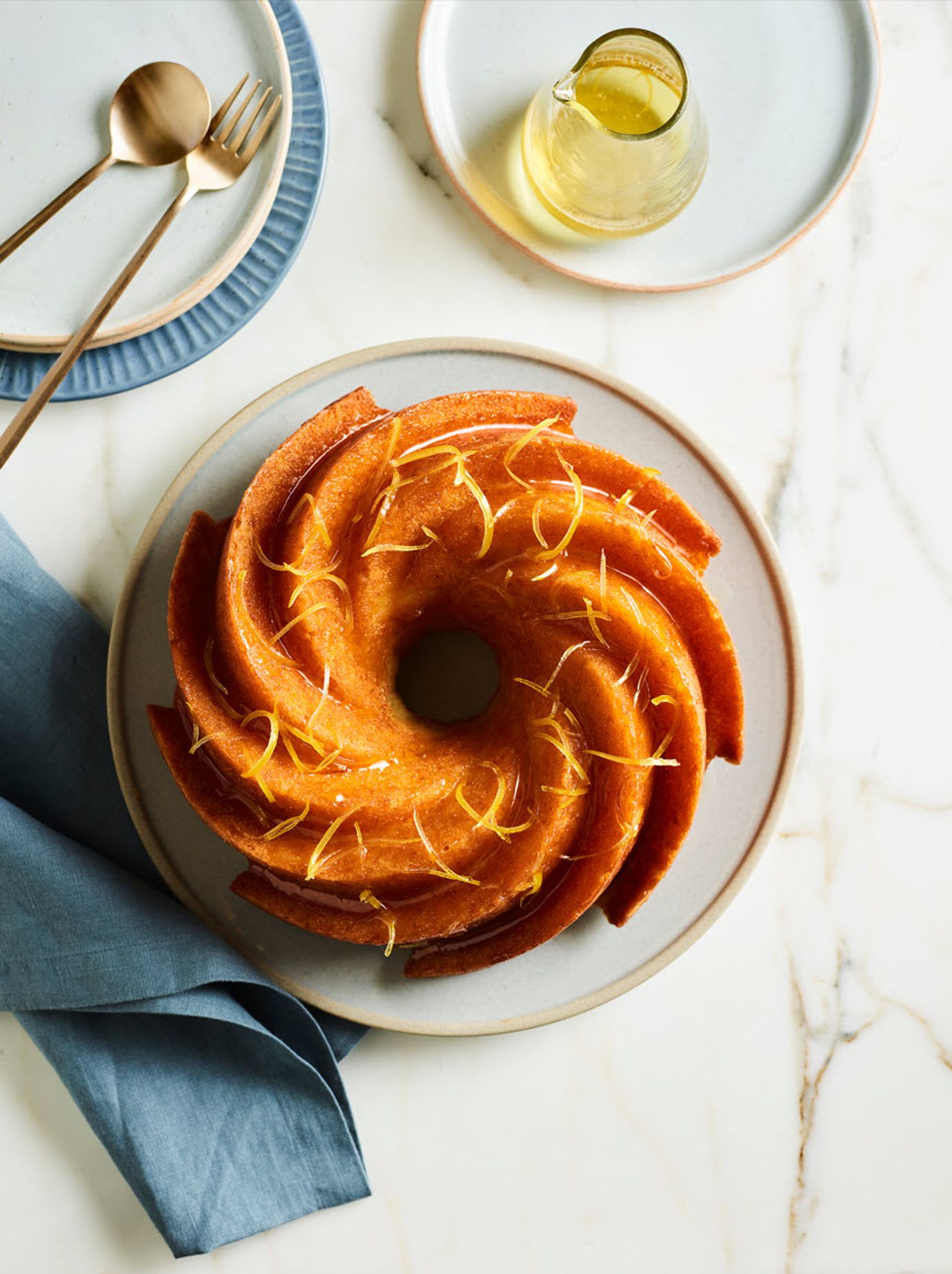 Citrus, yoghurt and semolina syrup cake