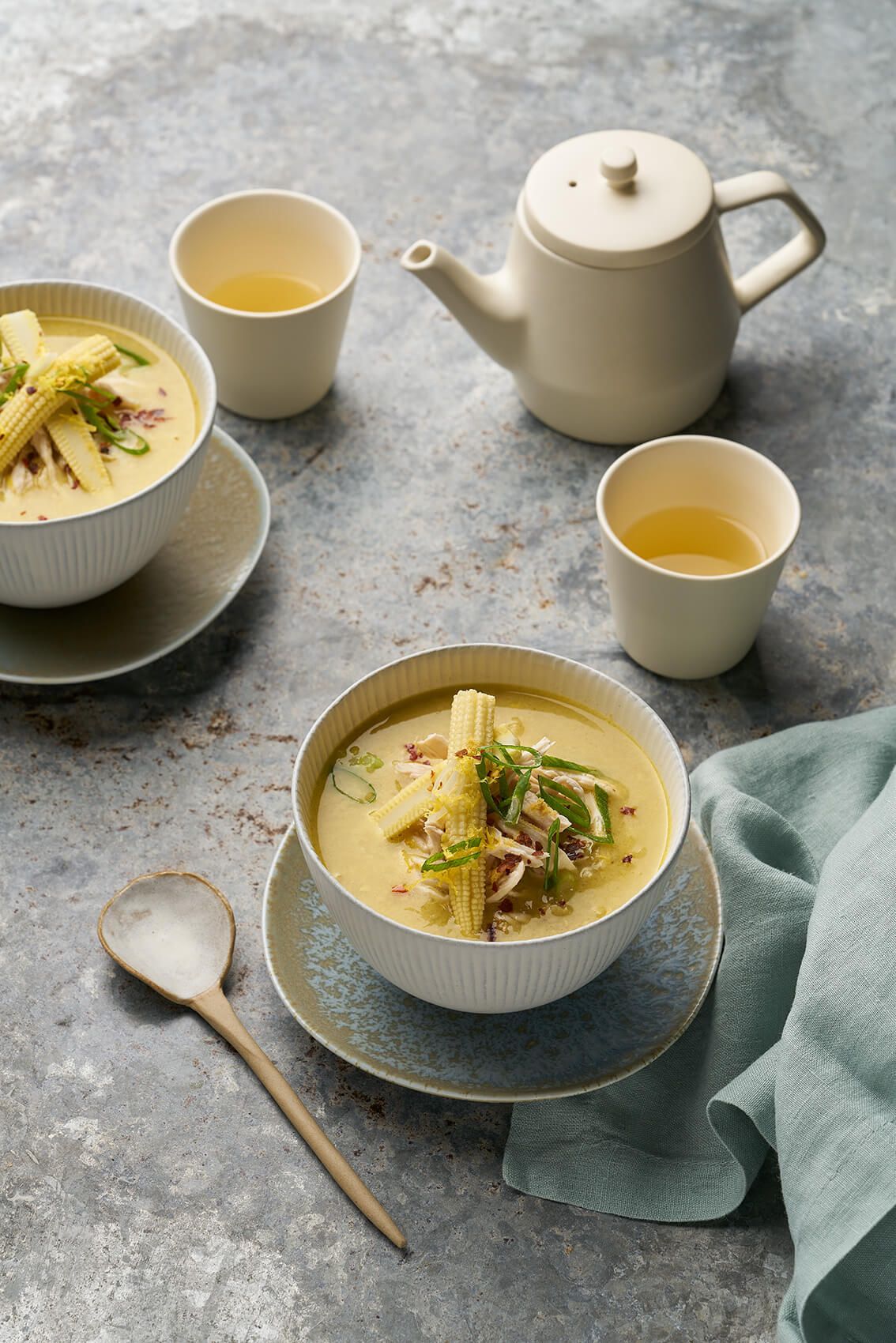 Chicken and corn soup