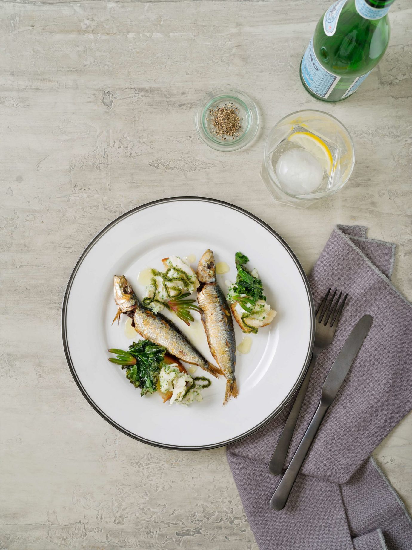 Sardines on sourdough toast