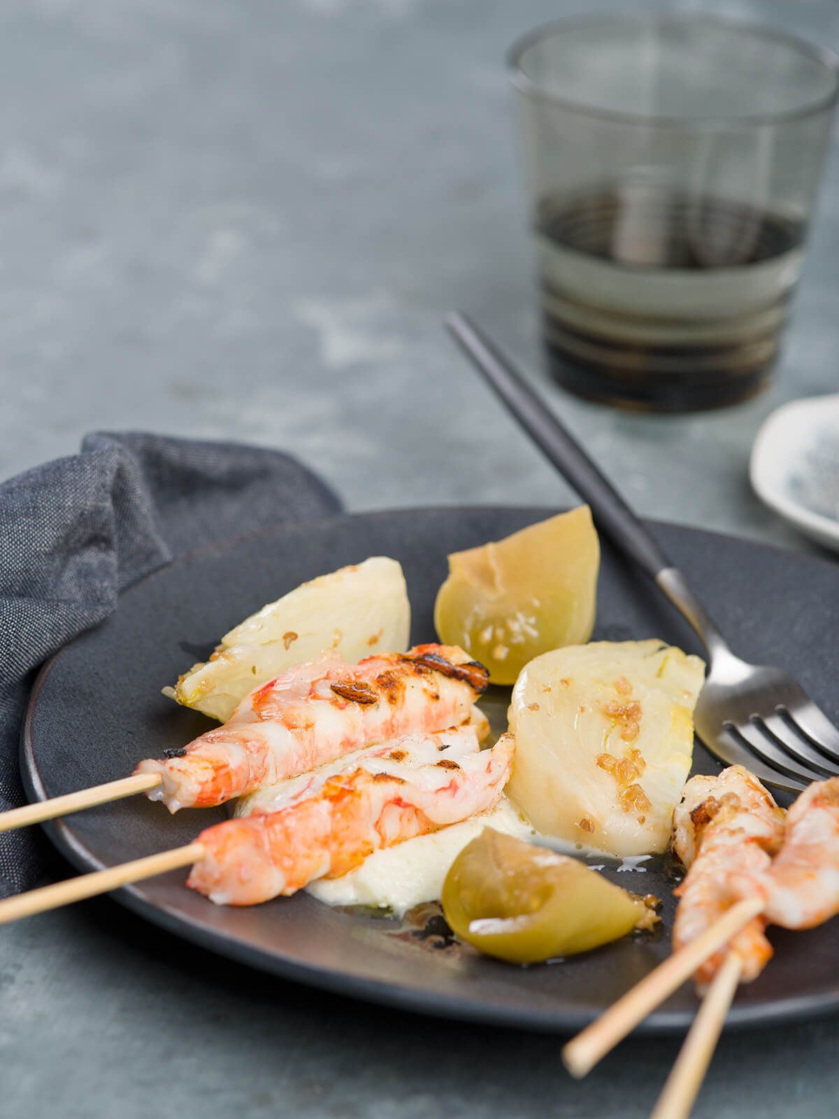 Prawn, fennel, pickled green tomatoes