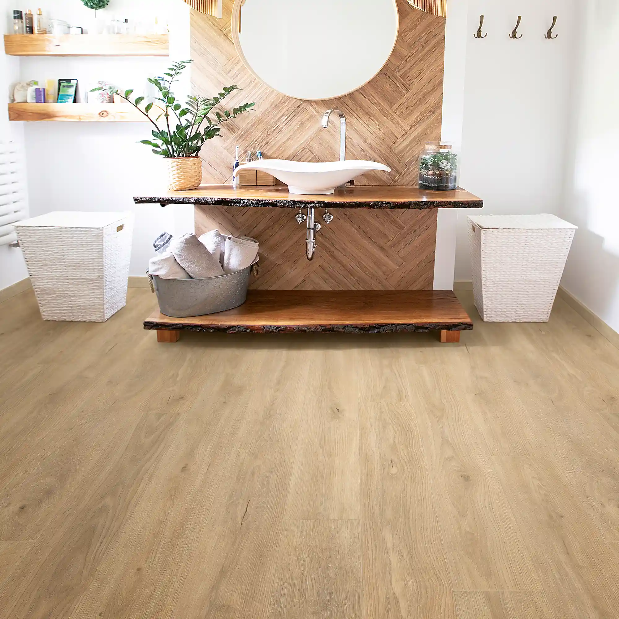 Tortilla Cashmere Oak Pure+ 8mm Laminate Flooring - 2.26m2