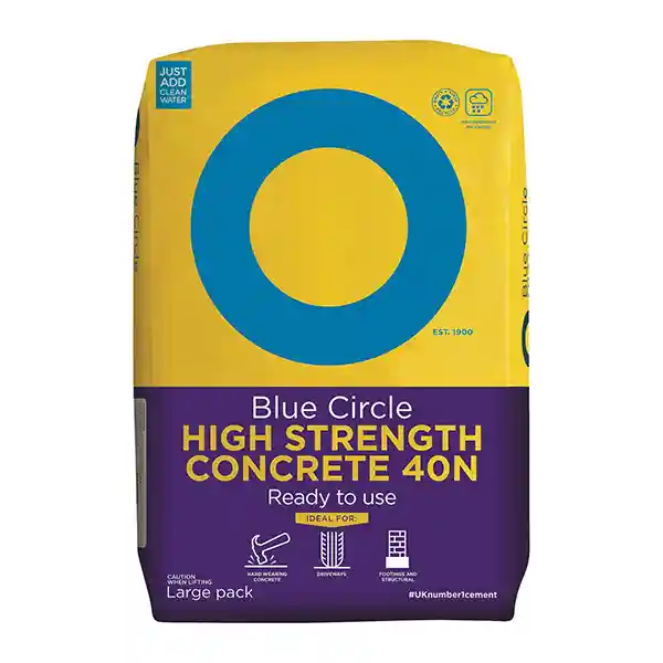 Blue Circle High Strength (40N) Ready To Use Concrete - 20kg