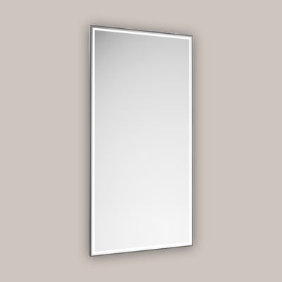Melford anthracite LED mirror with demister - 800 x 500mm