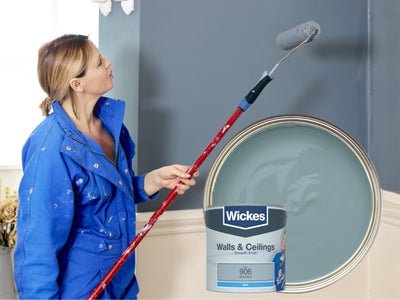Wickes matt emulsion paint by Kimberley Walsh - Blue Haze - 2.5L