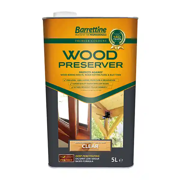 Barrettine Wood Preserver - Clear - 5L