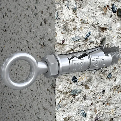 RAWLBOLT&reg; Eye Bolt - zinc plated, medium/heavy loads