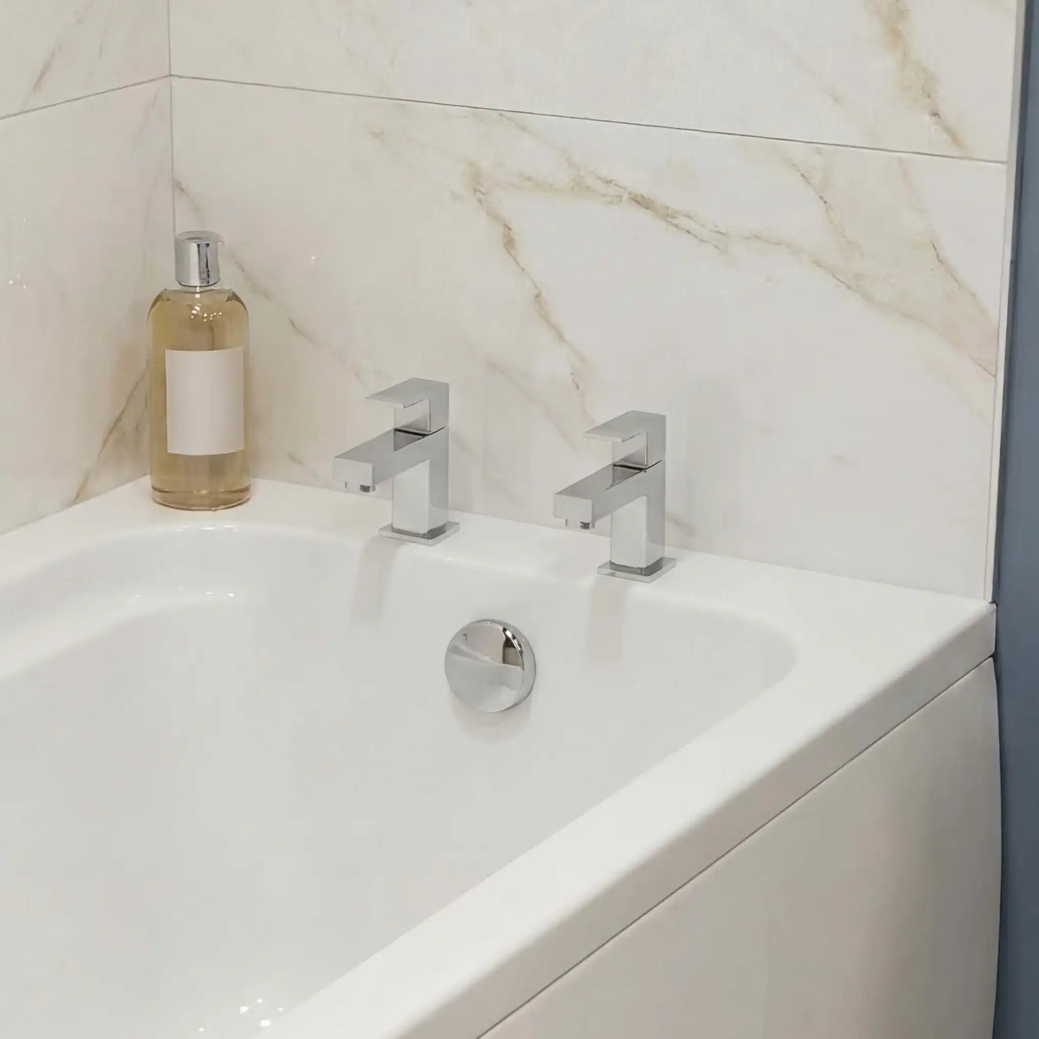 Wickes Kubic Chrome Basin Taps
