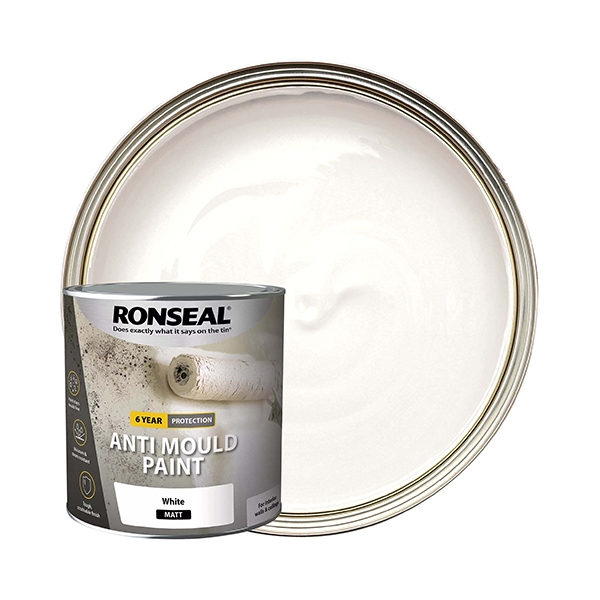 Ronseal 6 Year Matt White Anti-Mould Paint