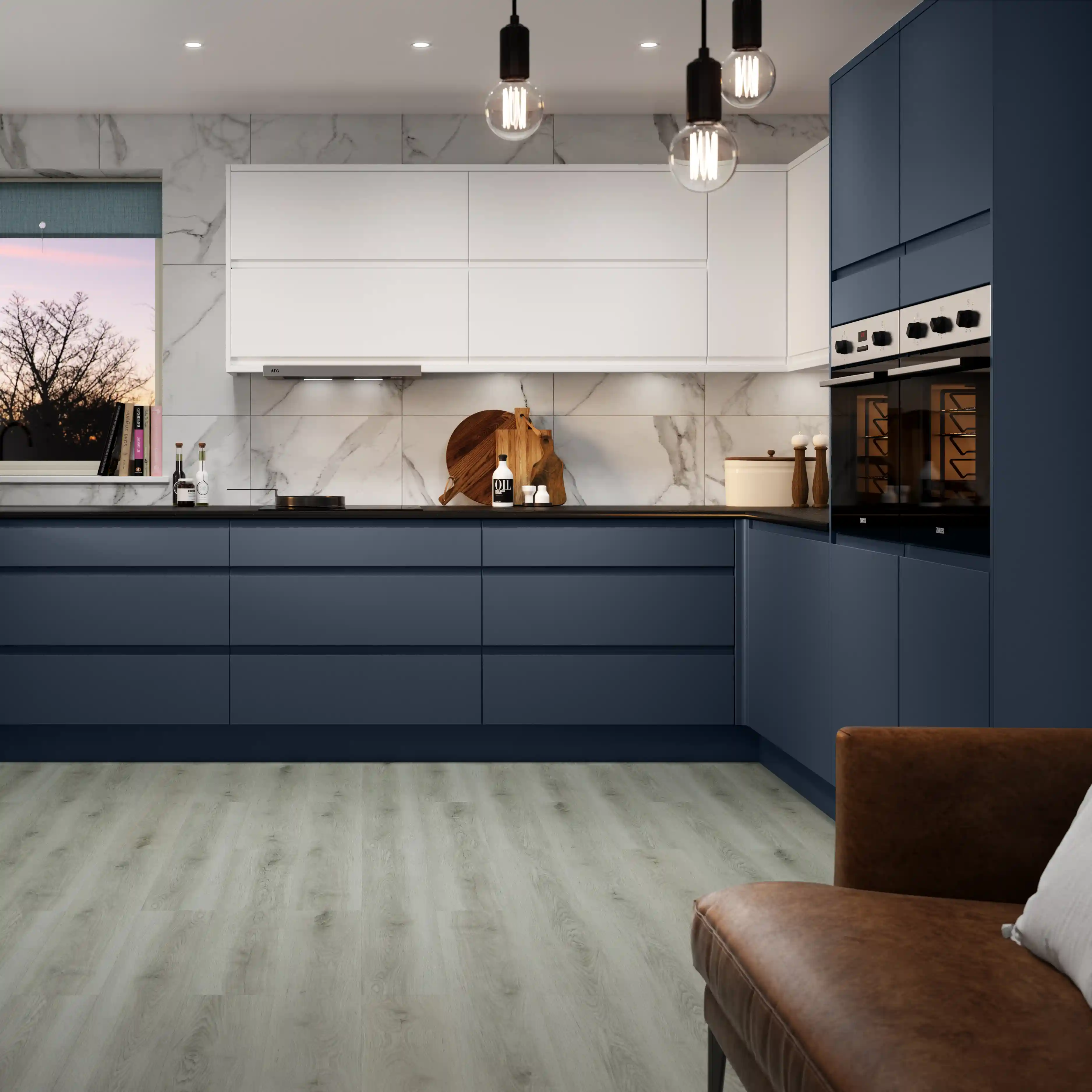Novocore Cloudy Grey Luxury Vinyl Flooring with Integrated Underlay - 2.64m2