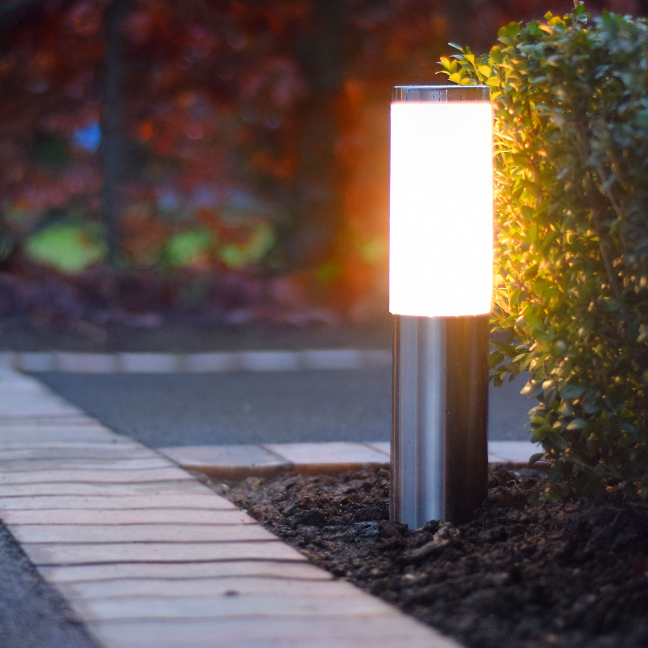 Ellumiere Stainless Steel Outdoor Low Voltage LED Bollard Light 3W