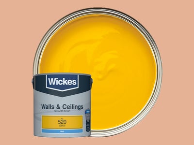 Wickes Saffron Yellow paint