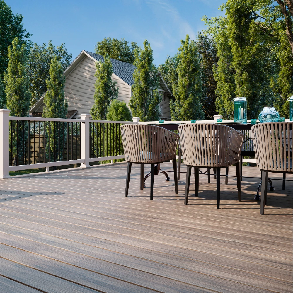 Trex Enhance Naturals Grooved Deck Board Honey Grove - 25 x 140 x 4880mm