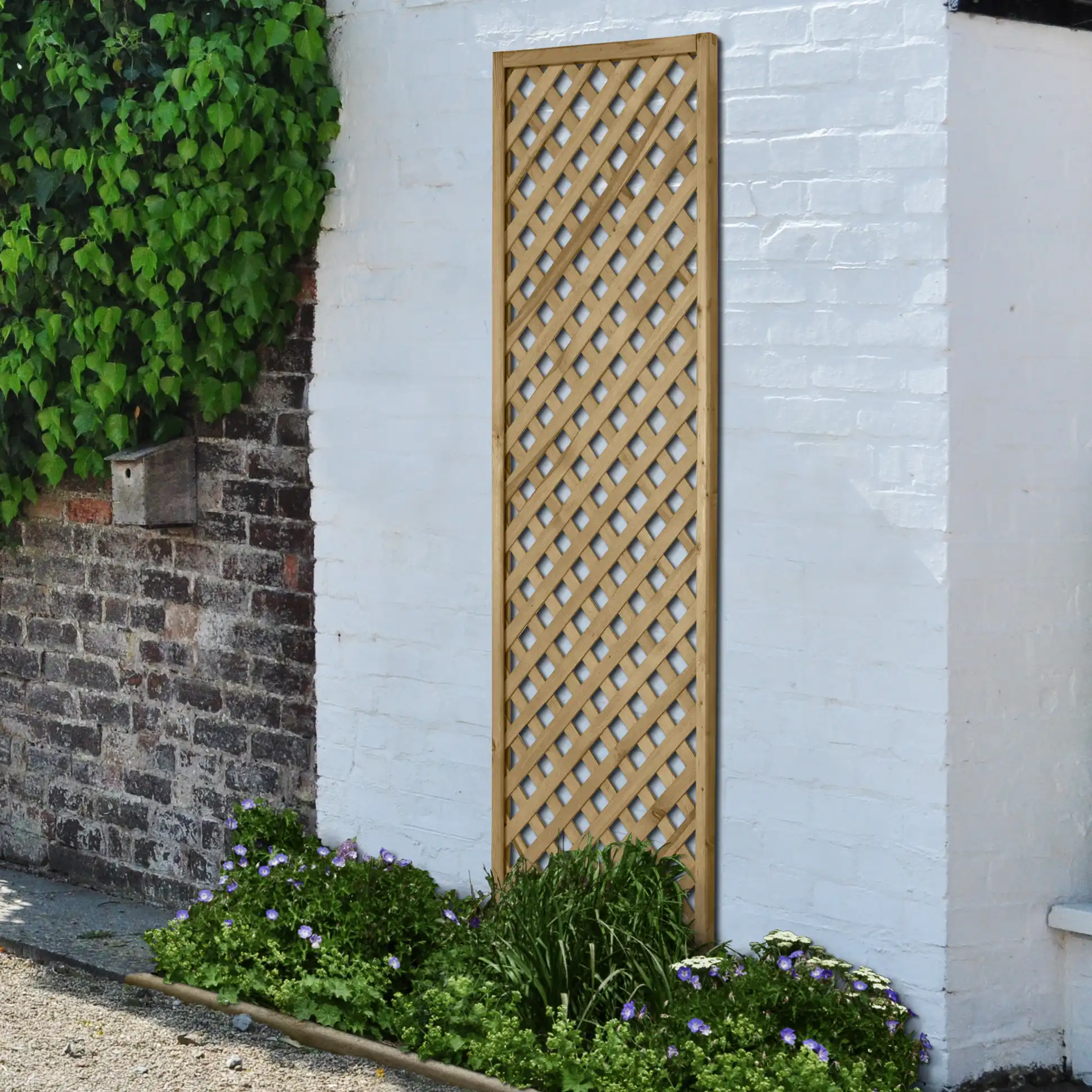 Forest Garden Diamond Trellis Panel - 600 x 1800mm