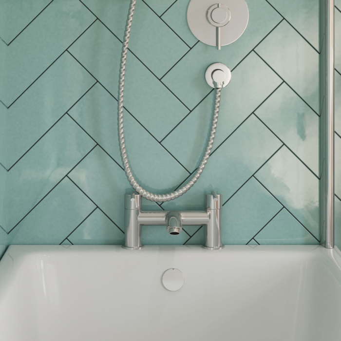 Versaille Bath Mixer Tap - Chrome
