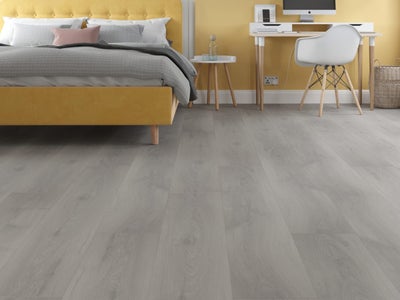 Castleton Grey Oak 10mm Laminate Flooring - 1.73m2