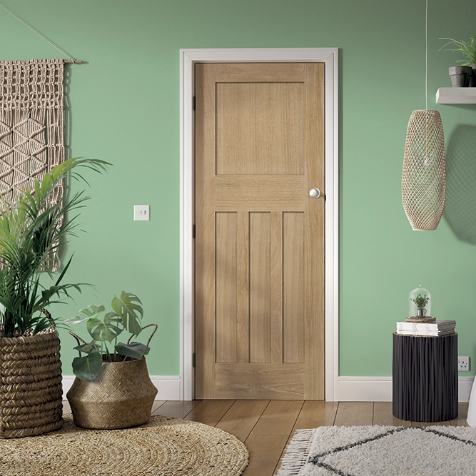 Wickes Abingdon DX30 Style Oak Veneer Internal Door - 838 x 1981mm