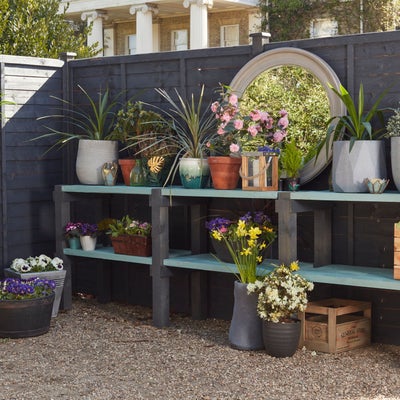 Fence shelving project