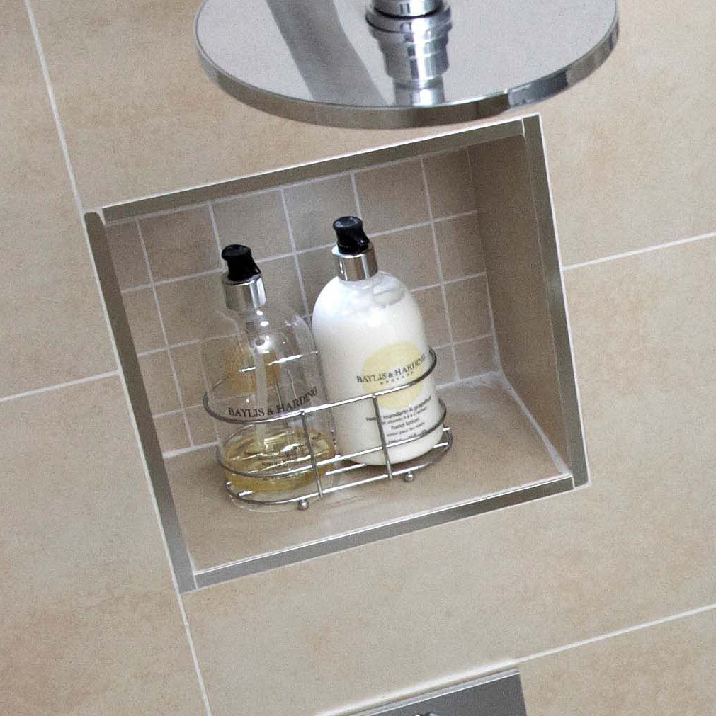 Abacus Recessed Bathroom Storage Unit 350 x 350 x 180 mm