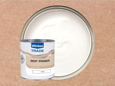 Wickes Trade MDF Primer White 1L